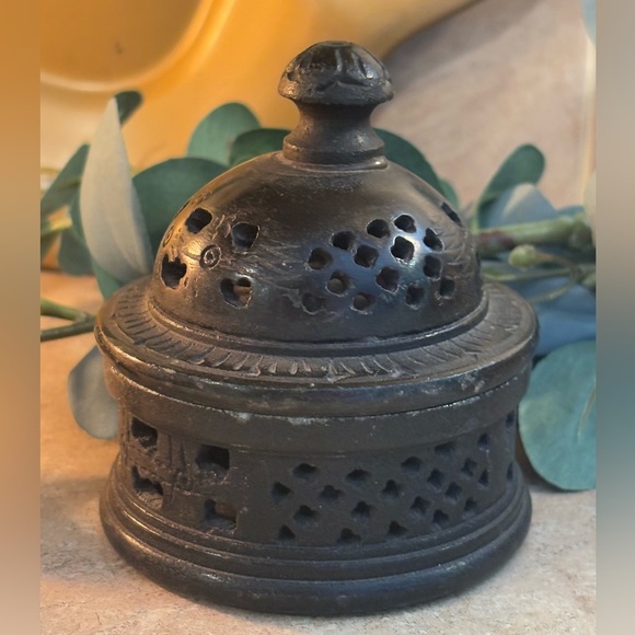 Vintage mystic passage soapstone carved Incense burner box Castlecore - Picture 2 of 9